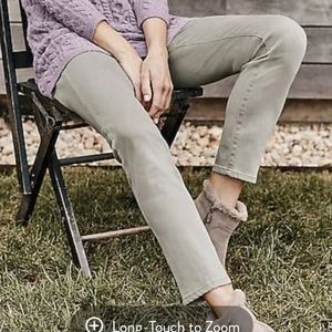 J jill light smoke denim pants